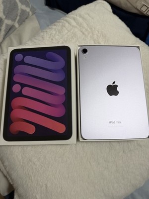 Apple iPad Mini 7 128GB Purple Wi-Fi +Case Bundle