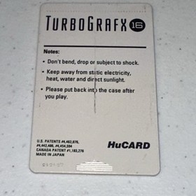 Fantasy Zone [TurboGrafx-16] &ndash; Loose HuCard (Tested & Working)