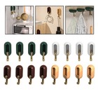 Effortless Install Waterproof Wall Hooks Pack of 4 with Full Motion Flexibility