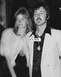 Paul McCartney with His Wife Linda Attend an Event Photo