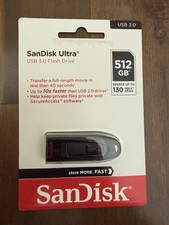 SanDisk Ultra USB 3.0 Flash Drive 512GB new 