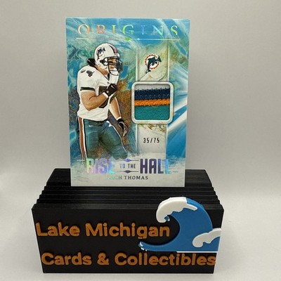 2024 Panini Origins - Rise to the Hall Zach Thomas #RTH-ZTH Turquoise /75 (MEM)
