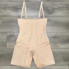 NWOT Honeylove The Super Power Shorts High Waist Mid Thigh Tan Shapewear Large