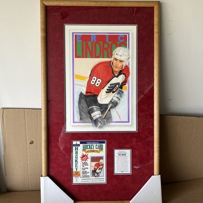 Eric Lindros Flyers  Clifford Spohn Original Artwork The Confident Collector B10