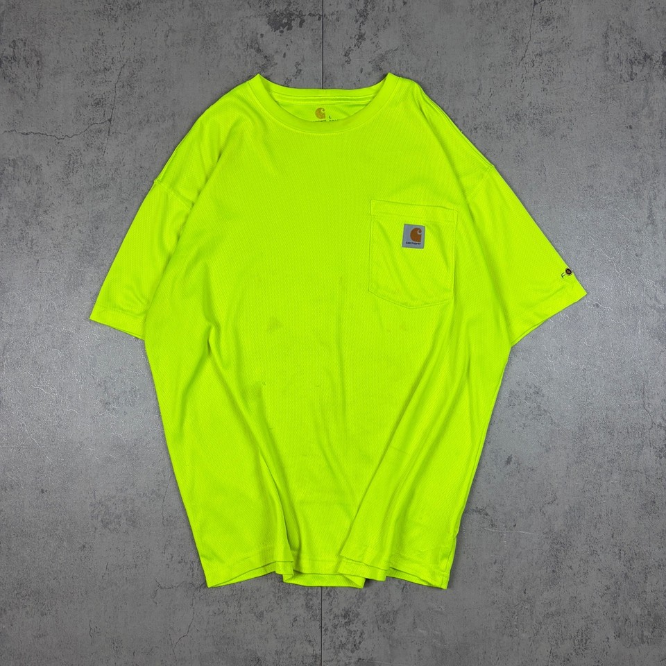 Carhartt Big Hi-Visibility Force Short Sleeve T-Shirt Brite Size Large