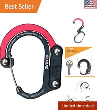 Lightweight Heroclip Mini Carabiner: 3-in-1 Clip and Hook for Secure Hanging