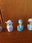 Vintage Avon Lady Head Thimbles Porcelain Ceramic Dated 1982-84 Lot of 8 — photo 6