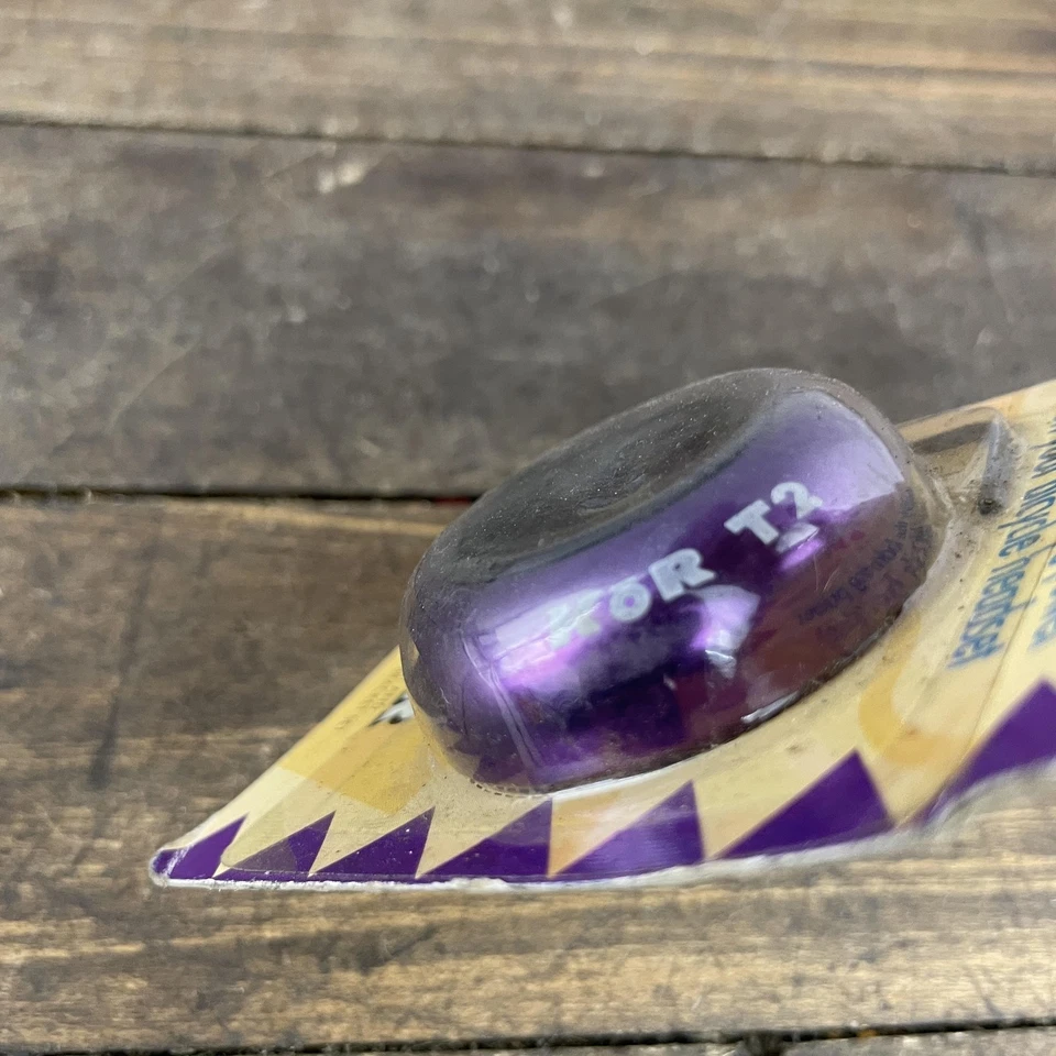 KOR T2 T-Squared Headset Lock Nut 1 1/8" Threaded Purple New NOS Alloy Bike Top - Image 2 of 4