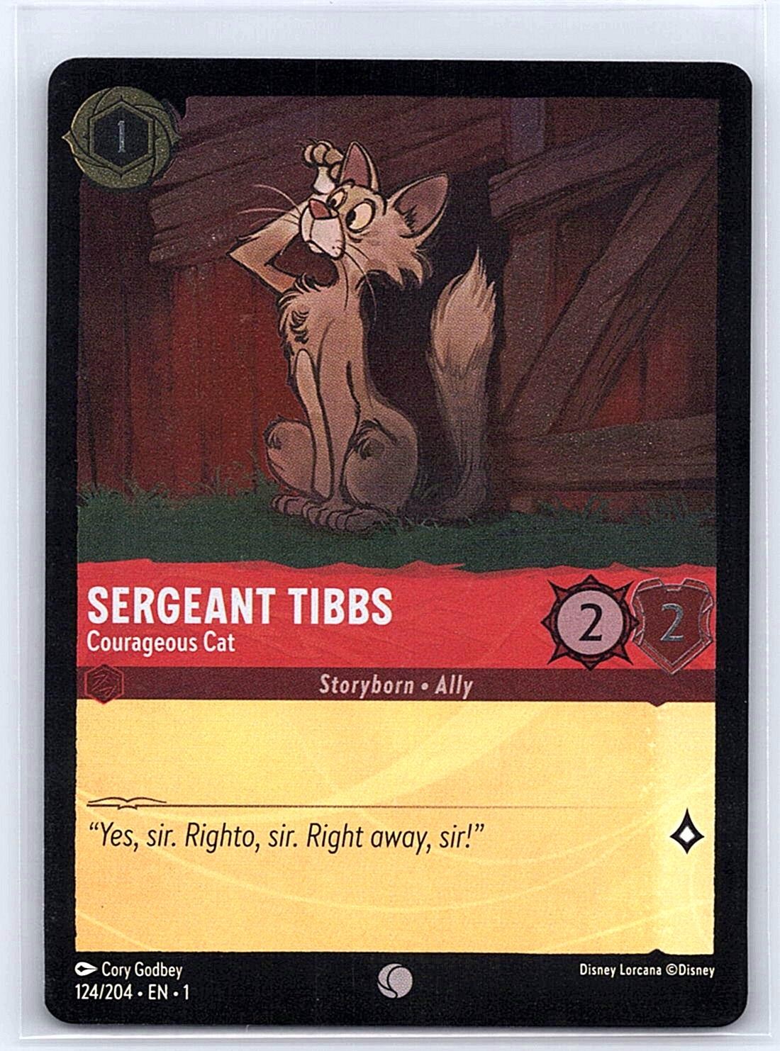 Sergeant Tibbs The First Chapter 124/204 Cold Foil