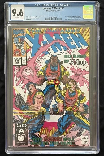 Uncanny X-Men #282 • CGC 9.6 White Pages 1991 1st Appearance of Bishop