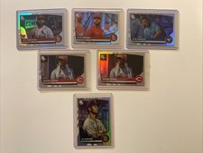 2023 TOPPS BIG LEAGUE RAINBOW FOIL 6 CARDS YU DARVISH ALEC BURLESON ROOKIE NM