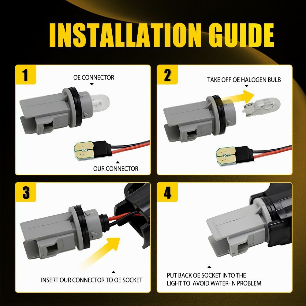 Bright White LED Tag License Plate Light For 1999-2013 Silverado Sierra 1-10Set