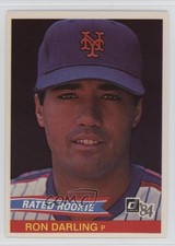 1984 Donruss Rated Rookie Ron Darling (Has Card Number) #30 Rookie RC 0ae. rookie card picture