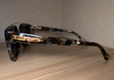 Madewell Tort Sunglasses Madewell Ashcroft Brown Blonde Tortoise Frame Green Lens  main image 3