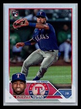 Ezequiel Duran Texas Rangers #286 Topps 2023 Topps Rainbow Foil