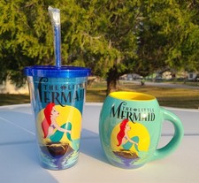 Disney The Little Mermaid Mug and Tumbler Cup Set - FREE SHIPPING