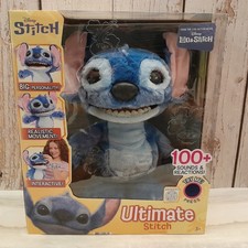 Disney Ultimate Stitch Interactive 17" Plush Toy 100 Sounds Moves Lilo Stitch