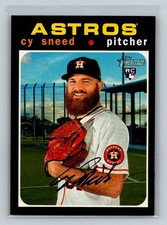 2020 Topps Heritage Rookie RC #624 Cy Sneed Houston Astros Baseball Card
