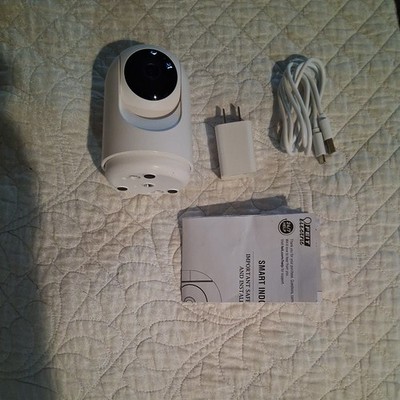 Feit Smart Home Plug-in Indoor Smart-Enabled Security Camera with Pan & Tilt