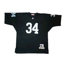 Bo Jackson #34 LA Raiders Mitchell & Ness 1987 NFL Throwback Jersey Size 56 3XL