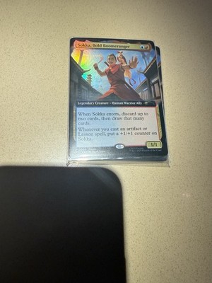 Sokka, Bold Boomeranger Extended Art Foil - MAGIC CON PROMO #4 | eBay