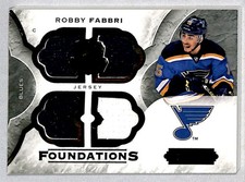 Robby Fabbri 2015-16 UD The Cup Foundations Rookie Jersey /75 #CF-RF St. Louis