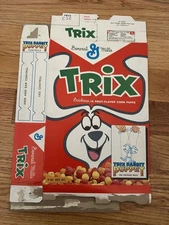 1966 TRIX Cereal Box vintage food packaging