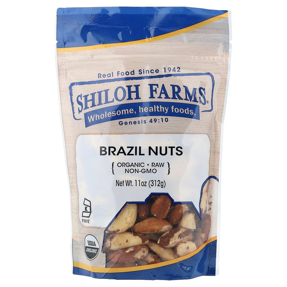 Organic Raw Brazil Nuts, 11 oz (312 g)