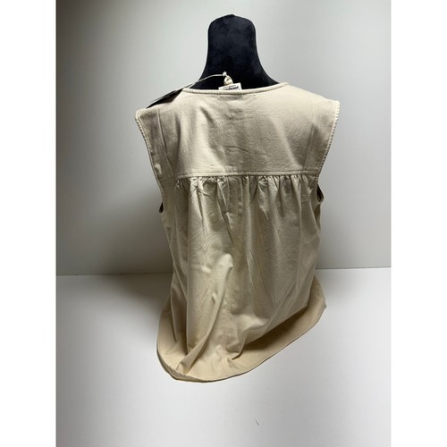 Patagonia Organic Cotton Sleeveless Relaxed Fit Top Handwoven Fabric V Neck - Picture 5 of 11