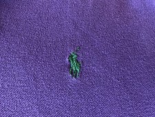 Polo Ralph Lauren Polo Shirt Men Large Purple Classic Fit Cotton Jersey