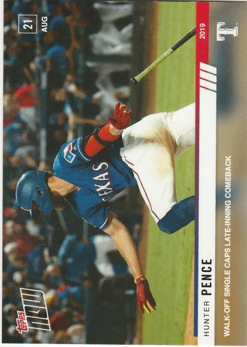 2019 Topps Now 729 Hunter Pence