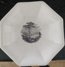 Antiguo Harper's Ferry Valley of Shenandoah de Jefferson's Rock Footed Bowl