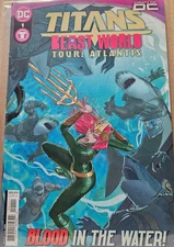 Titans: Beast World Tour: Atlantis #1 Mikel Janín Cover (DC Comics March 2024)