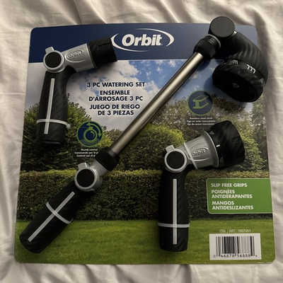 #ad Orbit 3 piece Nozzle Set Extended Reach 19” 24” Thumb Control $29.99