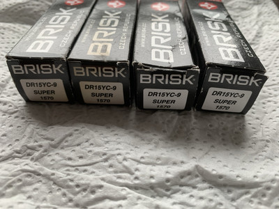 4 Zündkerzen Brisk DR15YC-9 Super 1570