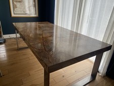Marble Table From ARIGHI BIANCHI extremely Heavy. NO CHAIRS