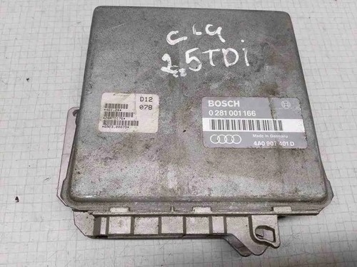 AUDI 100 4A, C4 Motorsteuergerät ECU 4A0907401D 0281001166 2.50 Diesel 32510628