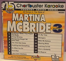 90284 MARTINA MCBRIDE   CHARTBUSTER KARAOKE CDG LOT FL GA
