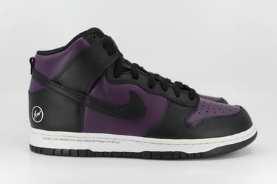 Nike Dunk Hi x Fragment Wine Black White DJ0382-600 UK 9,5