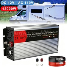 12000W Pure Sine Wave Inverter, LCD Display with Overload Protection