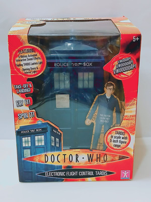 10th Doctor Who Flugsteuerung TARDIS Licht & Sound elektronische Polizei verpackt neu in OVP