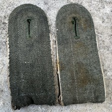ORIGINAL WWII WW2 German Army Infantry M44 Enlisted Man Shoulder Board Pair Worn