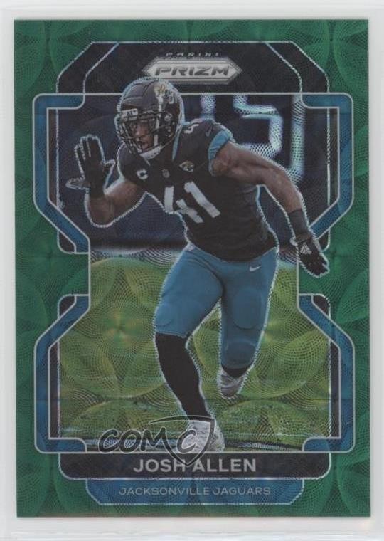2021 Panini Prizm Green Scope Prizm 42/75 Josh Hines-Allen Josh Allen #15 s7f
