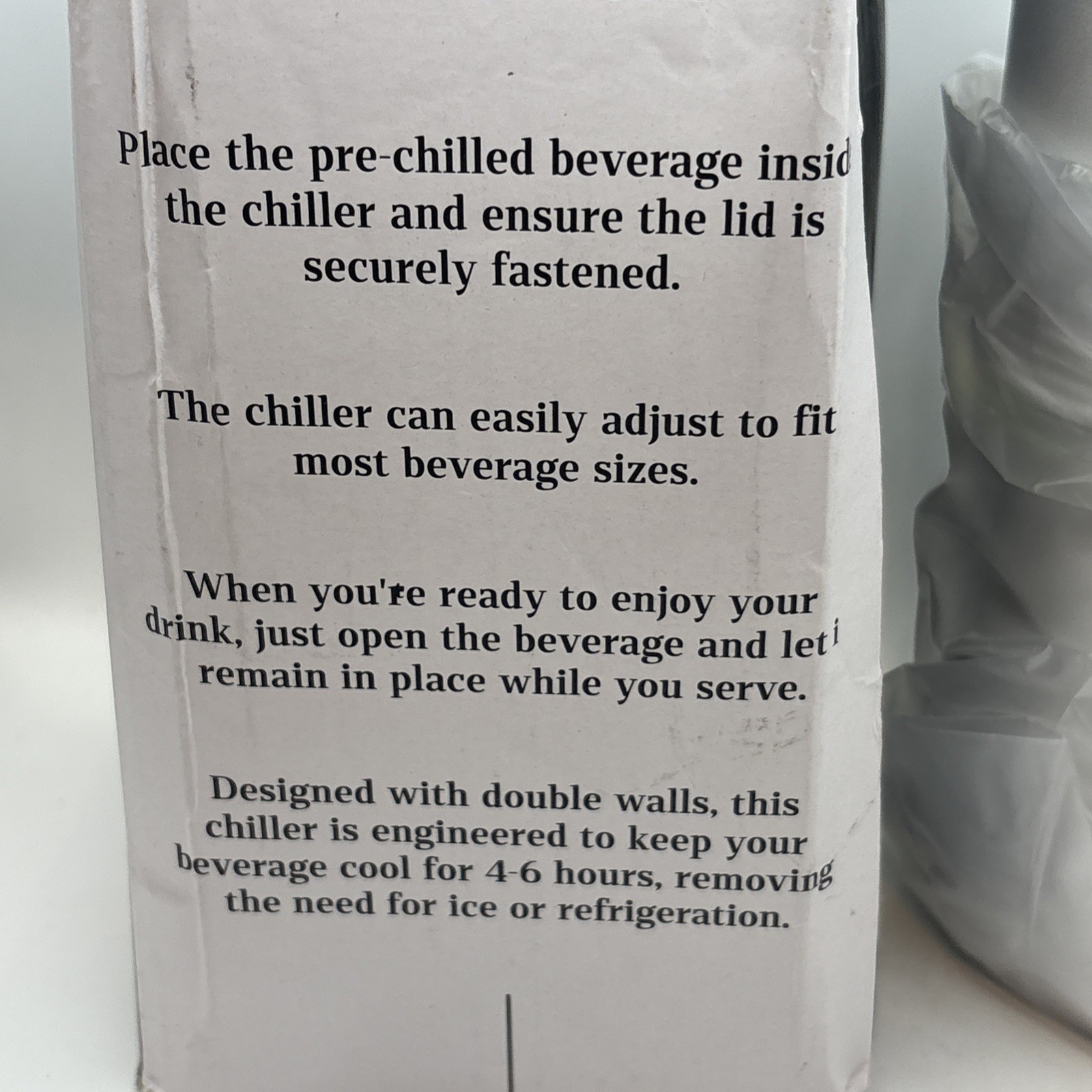 NEW Expandadable  Wine Chiller ,  Wine Bottles Champagne, Beverages( Stainless )