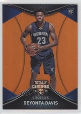 2016-17 Panini Totally Certified Rookies Orange 54/60 Deyonta Davis #122 7n6