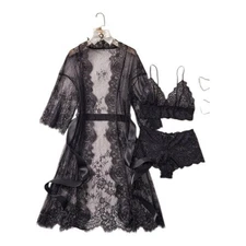 Beautiful Lace 3 Piece Lingerie Set.   High Quality Lace. Get Your Sexy On