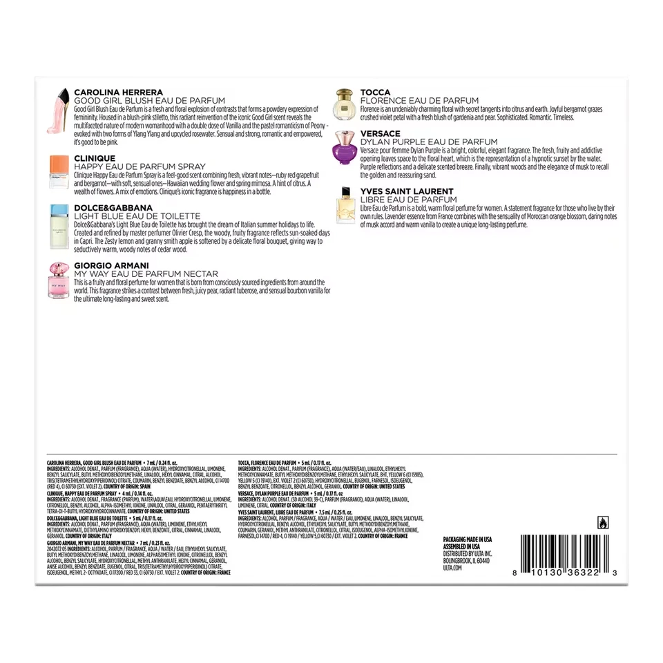 Ulta Mini Parfum Set 7 Stück 2025 Weihnachtsduft Düfte der Saison - Bild 3 von 4