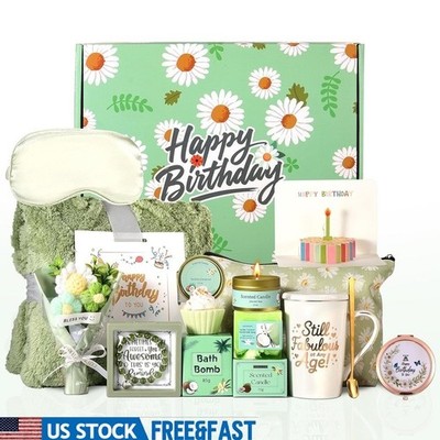 Thoughtful Birthday Gift Basket Women Relaxation Spa Essentials Care Package New