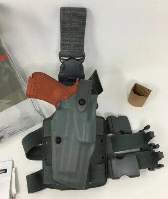 Safariland® 6305 ALS®/SLS Green Q.D. RH Leg Rig Holster for BERETTA 92 ...
