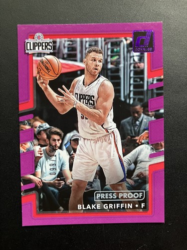 2017 Panini Donruss Basketball Press Proof Purple Blake Griffin #63